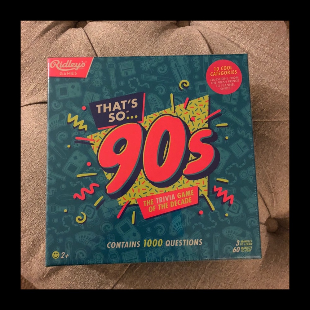 NIB That’s So 90s Trivia Game